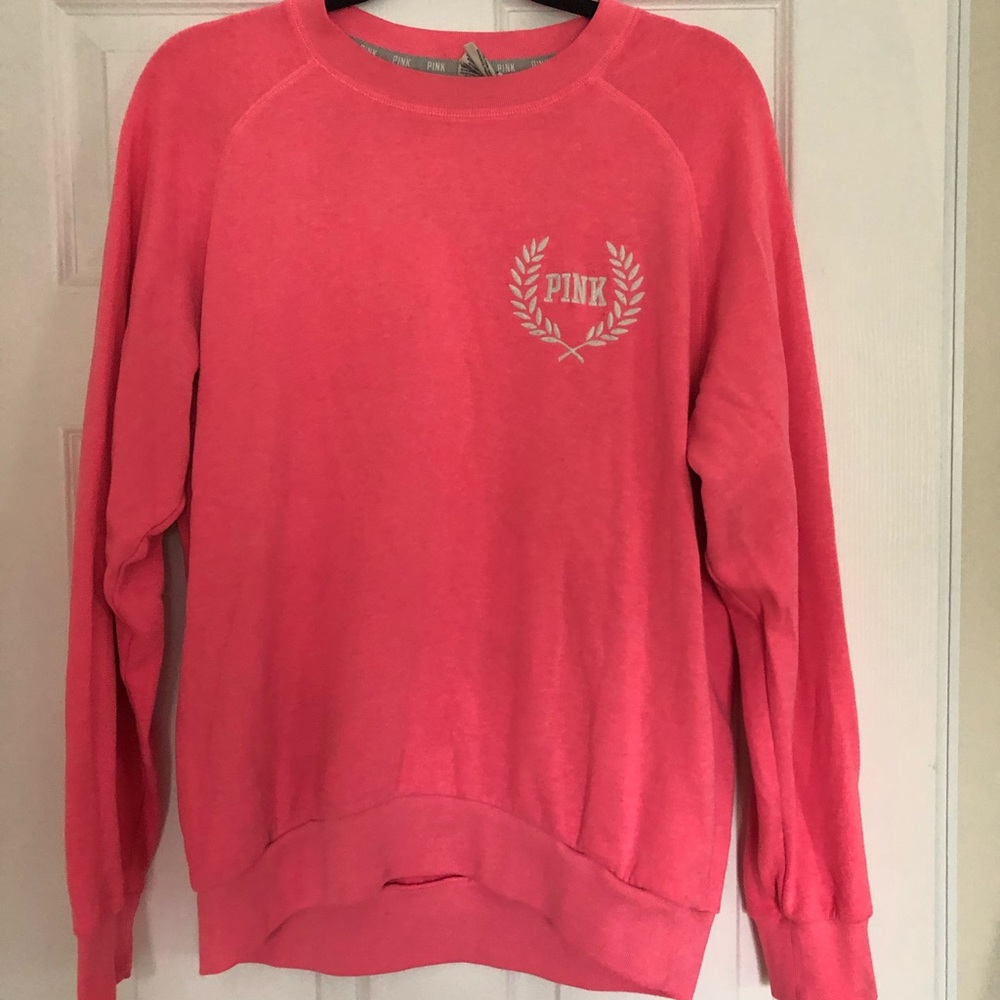 PINK crew neck sweatshirt